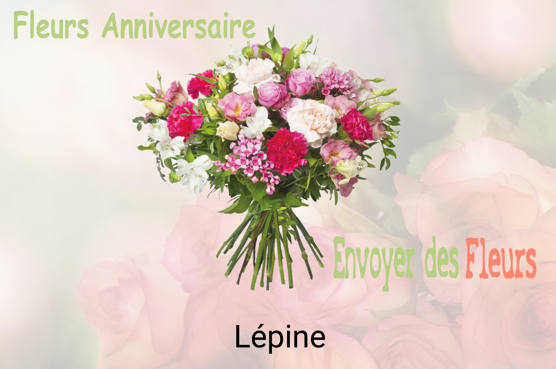 Bouquet de fleurs d’anniversaire livré à Lépine
